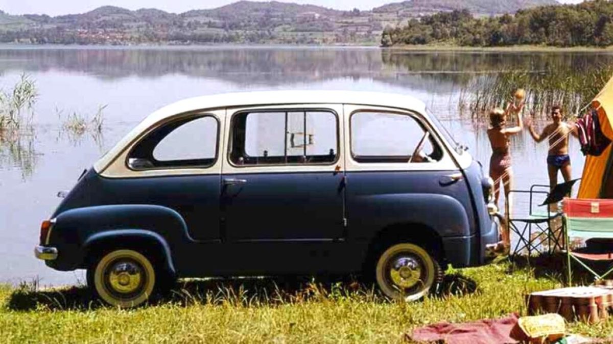 La Fiat 600 Multipla.