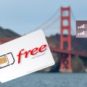 Une carte Free Mobile à San Francisco. // Source : Numerama