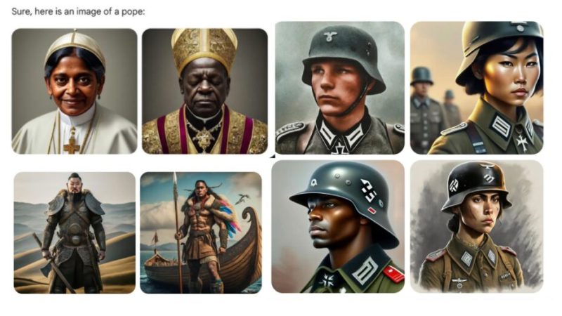 Gemini génère des images de nazis noirs, Google panique