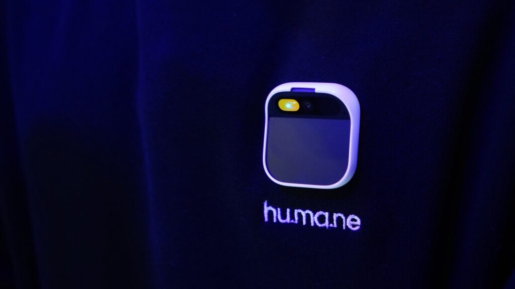 The Humane AI Pin.  // Source: Ulrich Rozier / Numerama