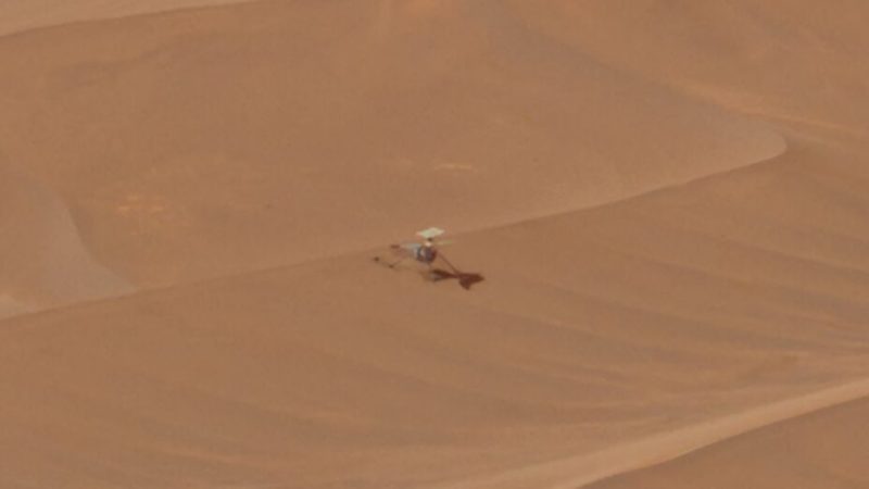 Ceci est la dernière photo de l’hélico Ingenuity, abandonné à son sort sur Mars