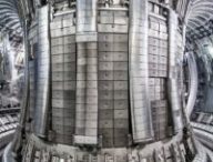 À l'intérieur du réacteur à fusion nucléaire JET. // Source : Eurofusion / CC BY 4.0