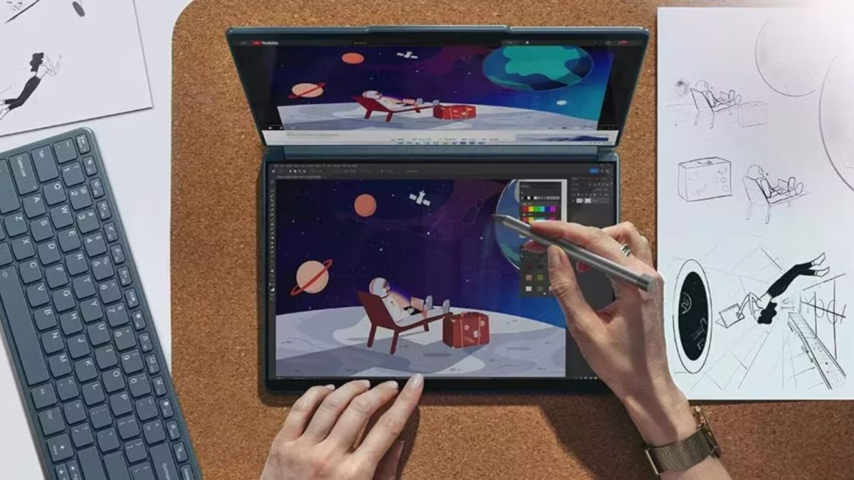 Lenovo yoga book 9i // Source : Lenovo