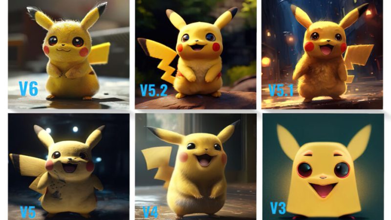 Midjourney v1 à v6 : la progression phénoménale de l’IA résumée en une image