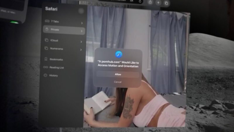 Regarder du porno dans l’Apple Vision Pro obsède tout le monde, mais est-ce crédible ?