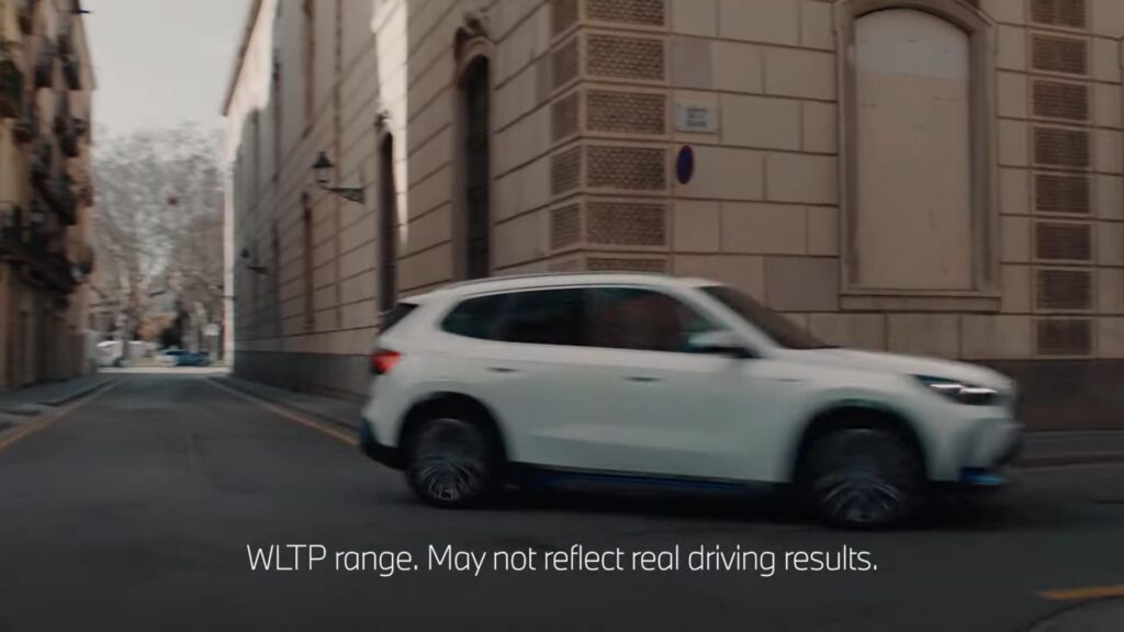 BMW ix1 advertisement // Source: video capture