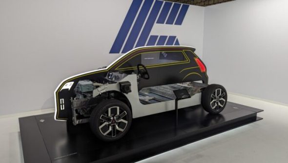 Plateforme Renault 5 : AmpR Small // Source : Raphaelle Baut pour Numerama Plateforme Renault 5 : AmpR Small // Source : Raphaelle Baut pour Numerama