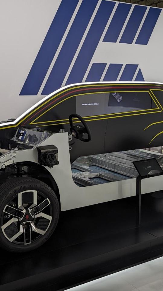 Plateforme Renault 5 : AmpR Small // Source : Raphaelle Baut pour Numerama