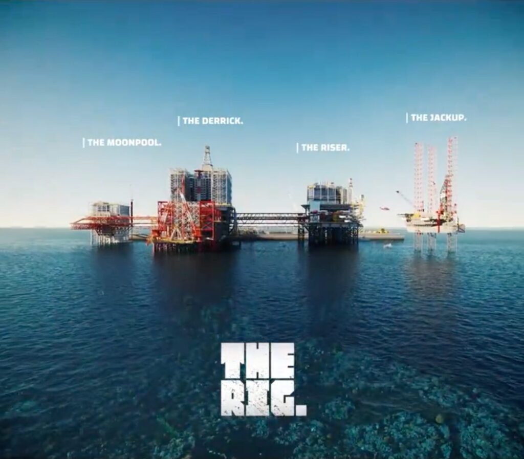 Les quatre plateformes qui vont composer The Rig // Source : The Rig