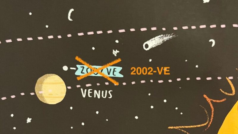 Une faute de frappe a changé pour toujours le nom d’une quasi-lune de Vénus