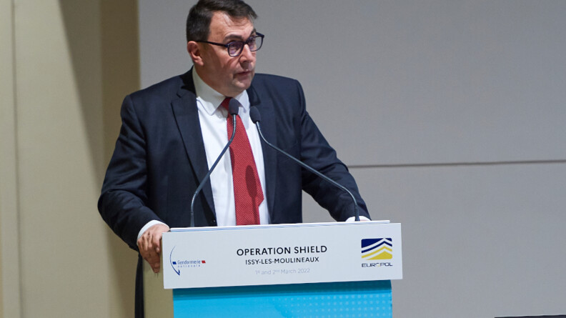 General Lecouffe, operational director of Europol.  // Source: Europol