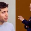 Sam Altman et Elon Musk. // Source : Numerama