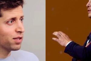 Sam Altman et Elon Musk. // Source : Numerama