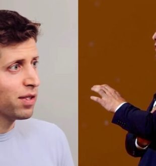 Sam Altman et Elon Musk. // Source : Numerama