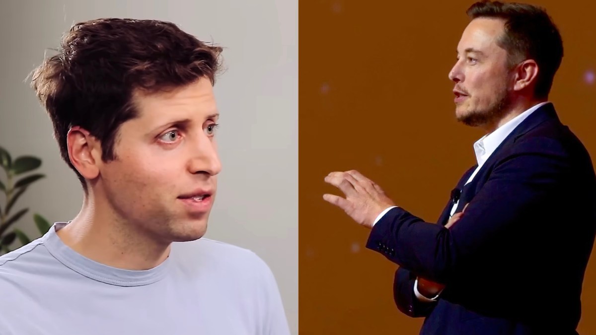 Sam Altman et Elon Musk. // Source : Numerama