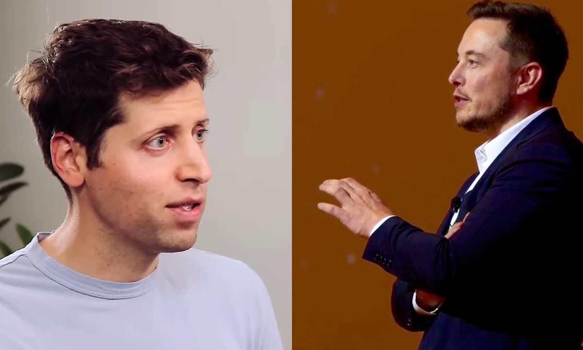 Sam Altman et Elon Musk. // Source : Numerama