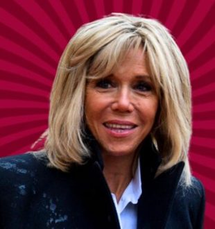 Brigitte Macron est au coeur d'une théorie du complot // Source : Wikimedia Commons / Montage Numerama