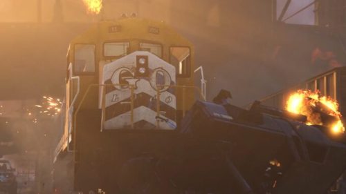 Un train dans GTA Online // Source : Capture YouTube
