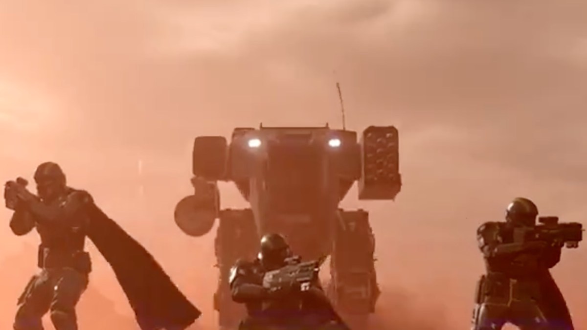 Les méchas dans Helldivers 2 // Source : Twitter