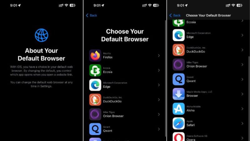 Les rivaux de Safari connaissent leur heure de gloire en France sur iOS
