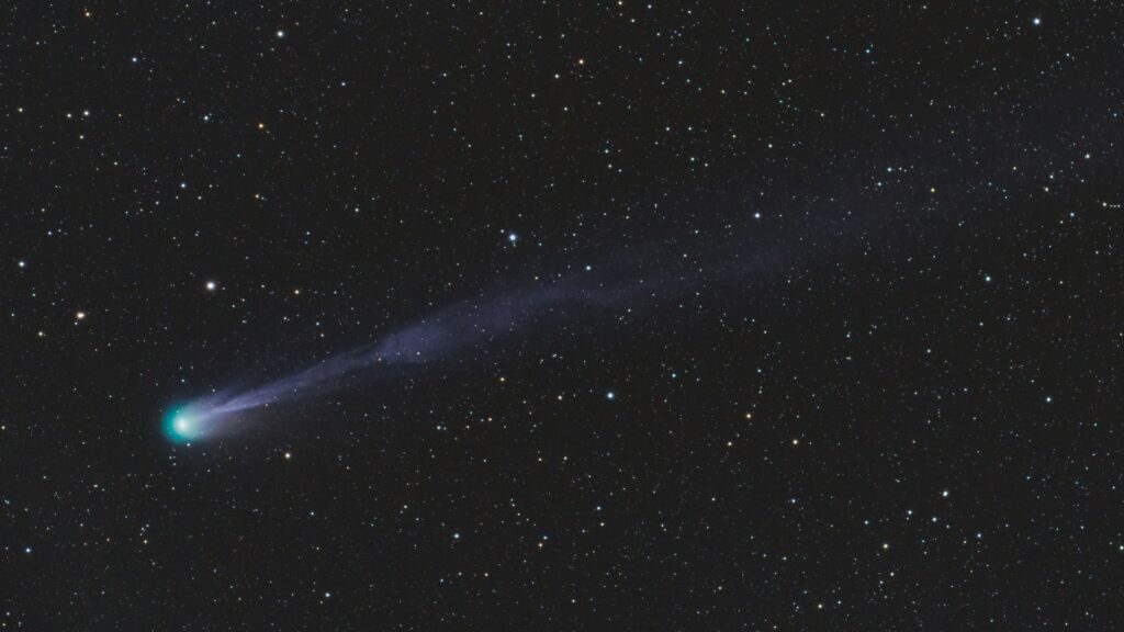 La comète du diable. // Source : Flickr/CC/Dominique Dierick (photo recadrée)