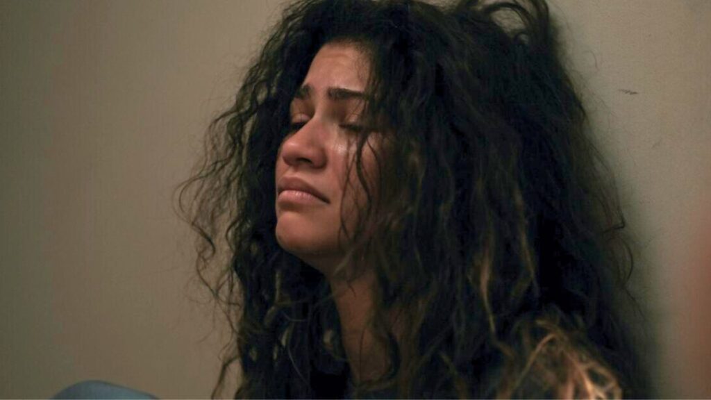 Zendaya dans la saison 2 d'Euphoria. // Source : HBO