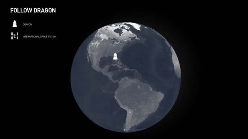 SpaceX montre où est l’équipage Crew-8 au-dessus de la Terre
