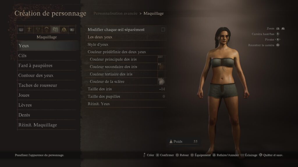 Le créateur de personnages dans Dragon's Dogma 2 // Source : Capture PS5