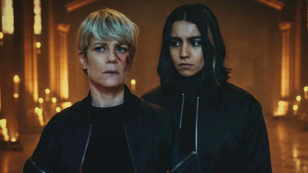 Marina Foïs and Lina el Arabi in Furies.  // Source: Netflix
