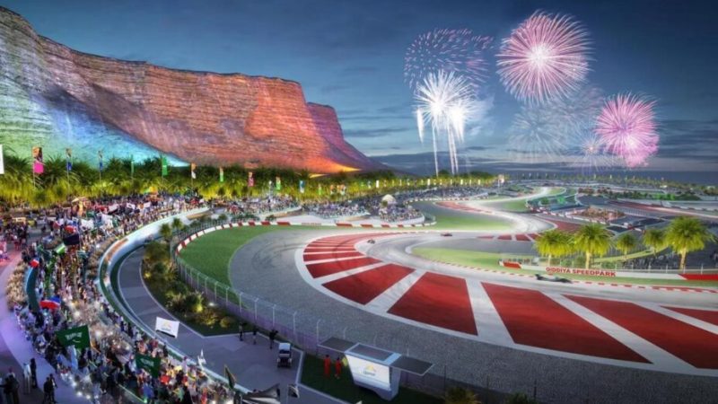 Ce circuit F1 extravagant en Arabie saoudite ressemble à une piste Mario Kart