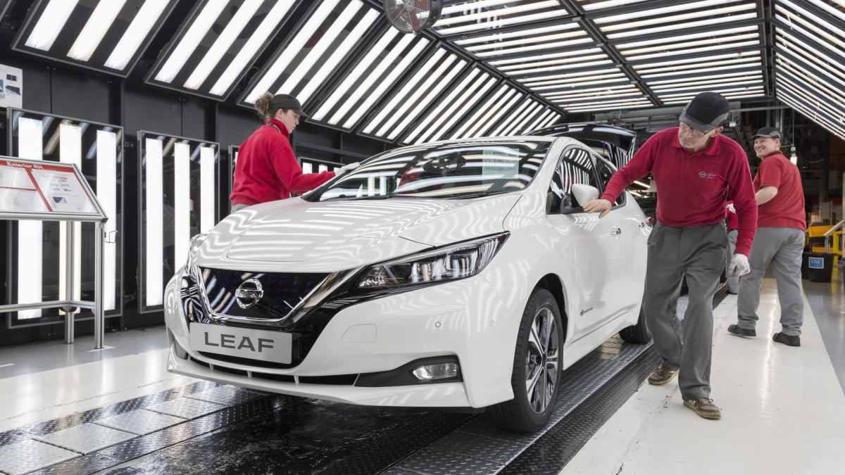 Nissan Leaf produite en Angleterre // Source : Nissan