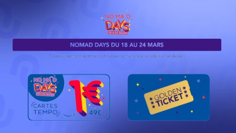 Nomad Days : la carte de réduction Tempo est à 1 € pour les trajets Paris-Normandie
