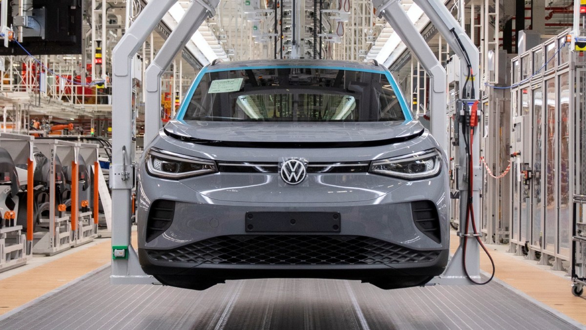 Usine de production Volkswagen ID // Source : Volkswagen