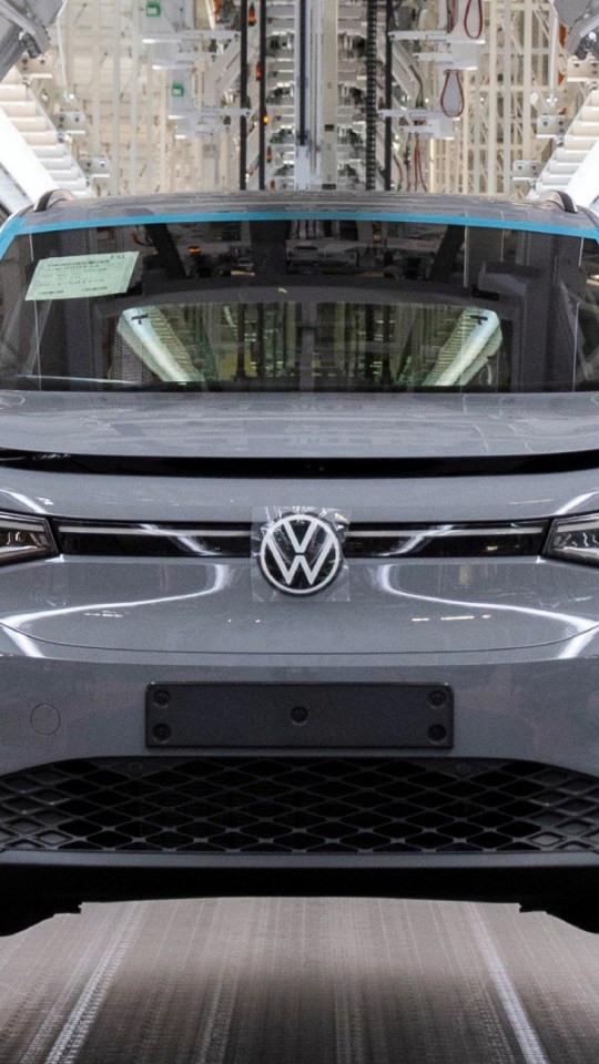 Usine de production Volkswagen ID // Source : Volkswagen