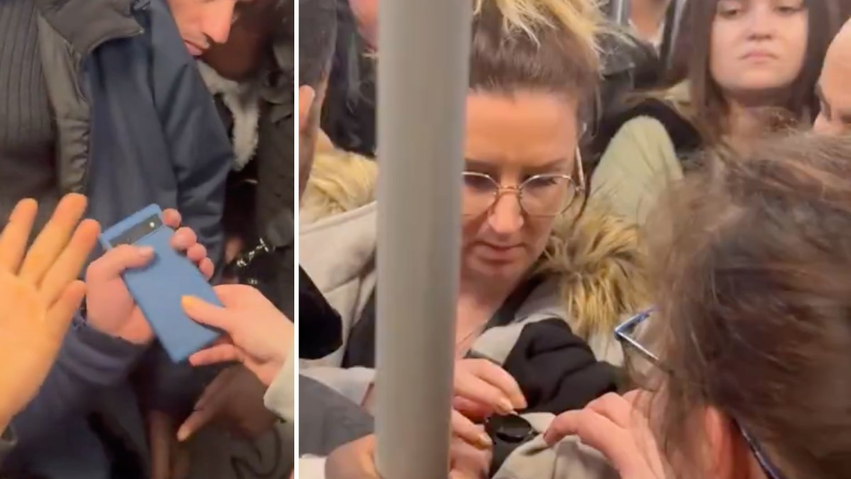 Cette dame s'est fait voler son smartphone dans le RER. Les usagers l'ont aidé à le retrouver. // Source : Captures Numerama