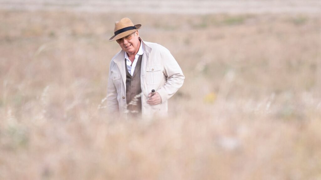 Raymond "Red" Reddington takes a little stroll in Spain // Source: Fernando Marrero / Sony / NBC