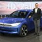 Thomas Schaefer, CEO Volkswagen, with the ID.2all concept // Source: Volkswagen
