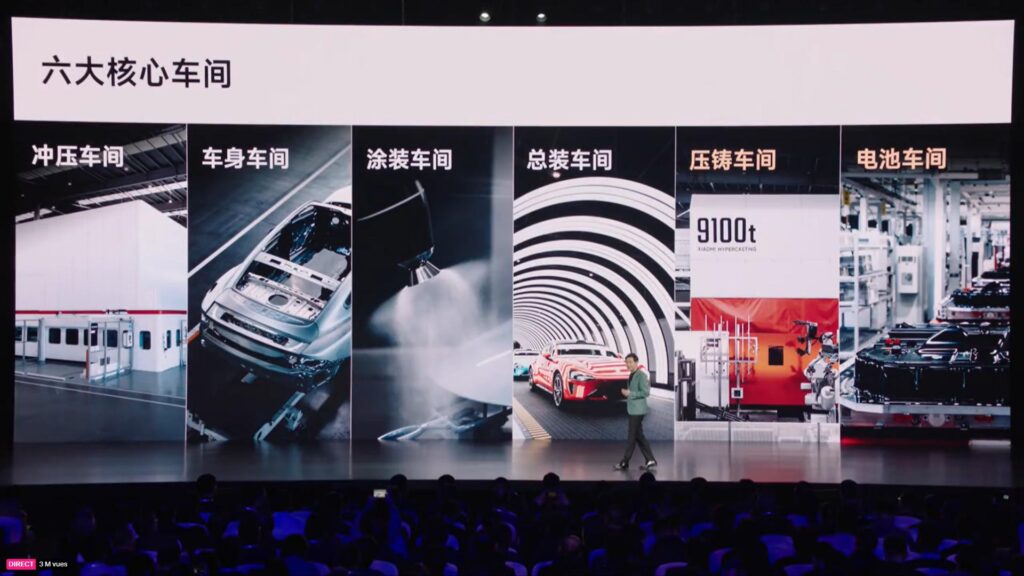 Xiaomi nouvelle usine pour ses voitures électriques // Source : Xiaomi