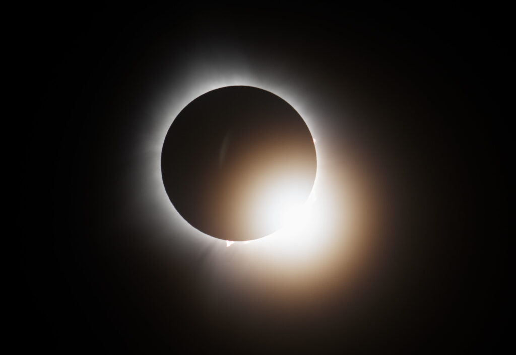 L'éclipse depuis Indianapolis // Source : NASA/Joel Kowsky