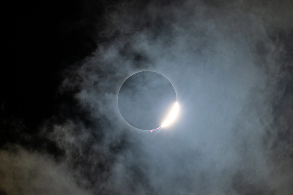 L'éclipse vue à Dallas, au Texas // Source : NASA/Keegan Barber)