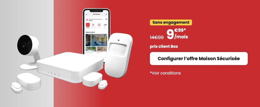 L'équipement fourni par SFR dispose d'un design très classique.