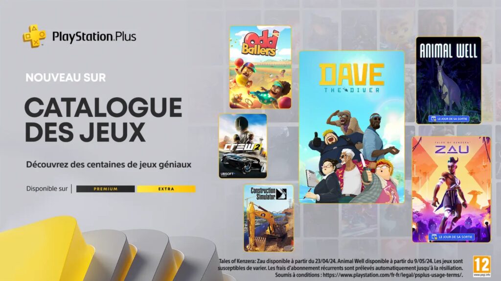 PlayStation Plus in April 2024 // Source: Sony