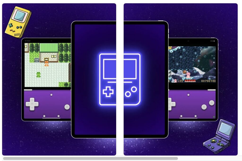 L'interface d'iGBA reprend celle de GBA4iOS.