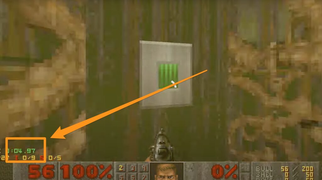 A record broken in Doom 2 // Source: YouTube Capture