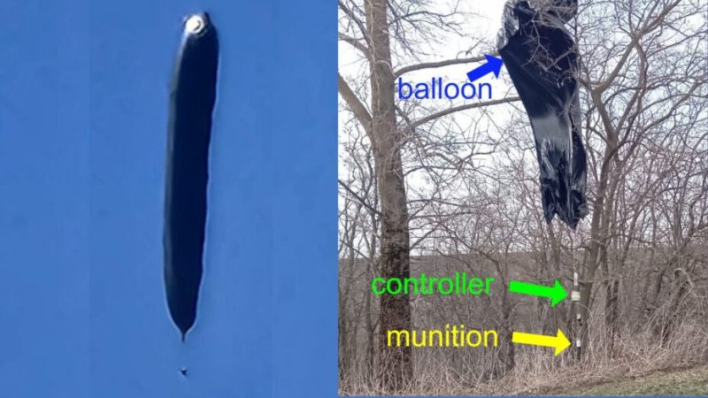 L’Ukraine déploie d’étranges ballons armés de bombes contre l’armée russe