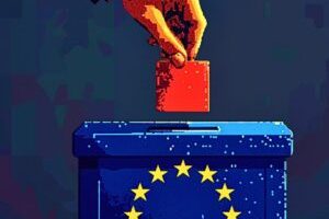 Ces élections européennes devraient cibler par les hackers. // Source : Numerama avec Midjourney