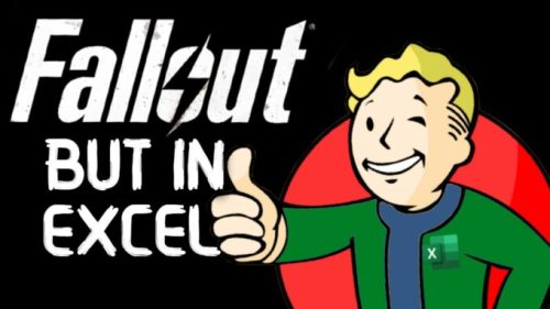 Fallout dans Excel // Source : Storyteller