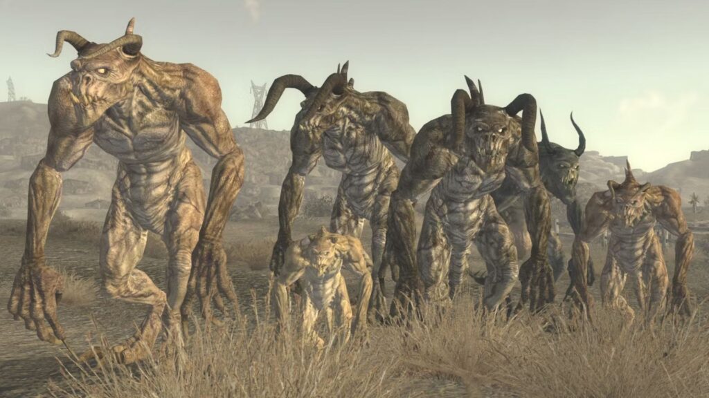 Deathclaws in the Fallout games. Yes, we don't want to come across them. // Source: Bethesda