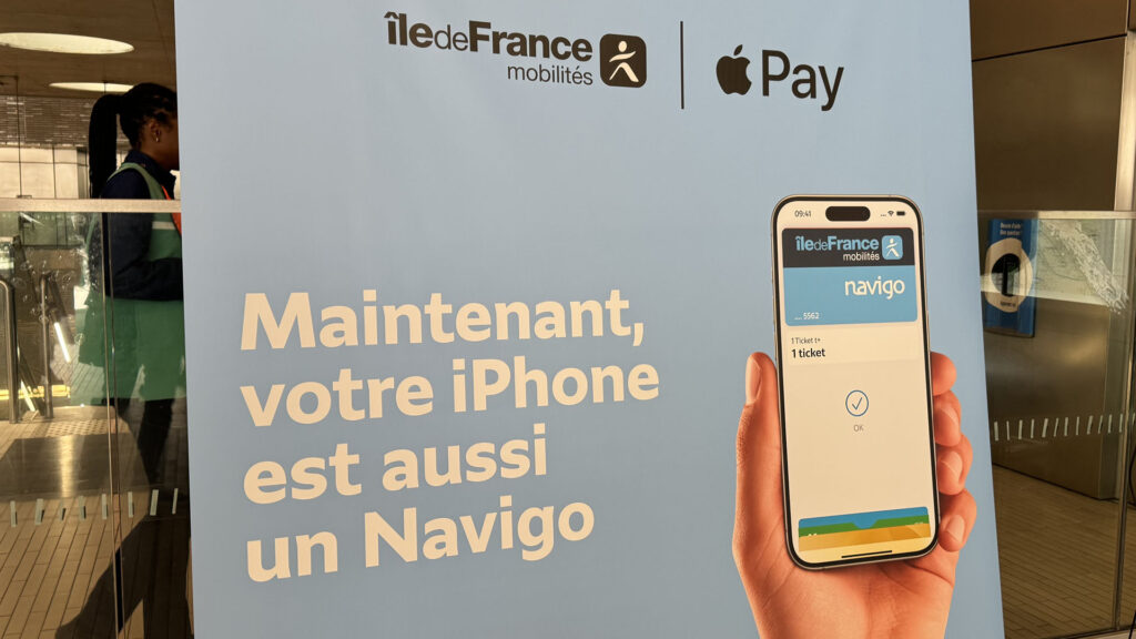 Le passe Navigo est disponible sur iPhone. // Source : Numerama