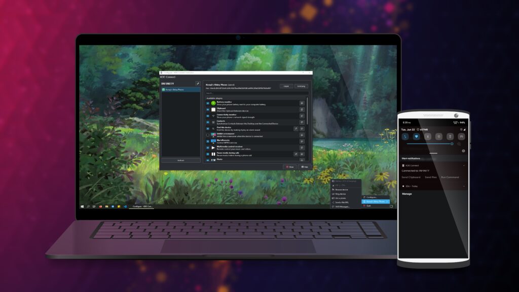 Access your smartphone files from your PC and use your mobile as a PC remote control with KDE Connect